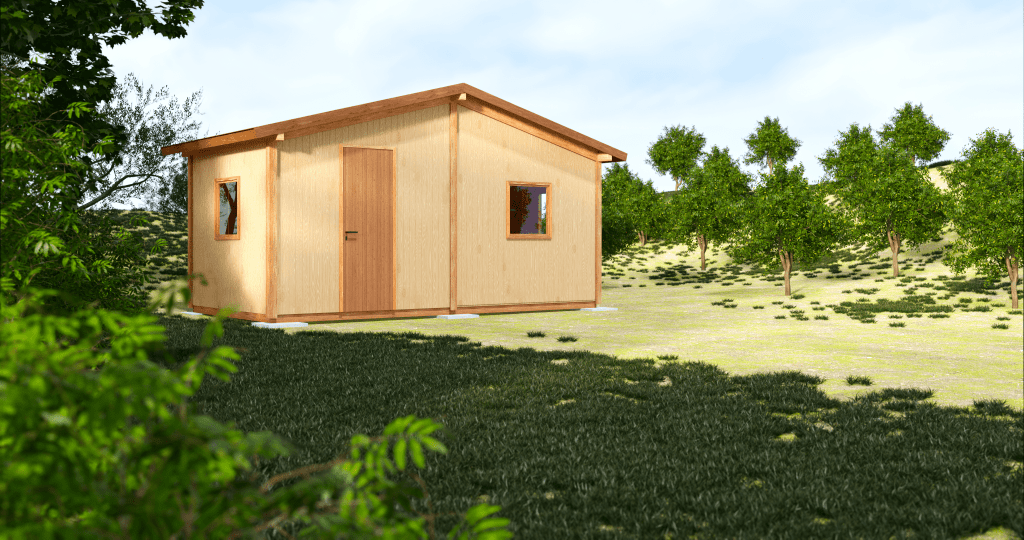 montažne kuće od drva