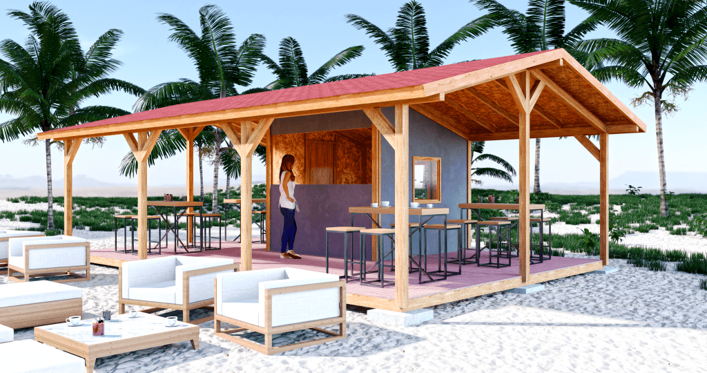 montažna kuća kiosk